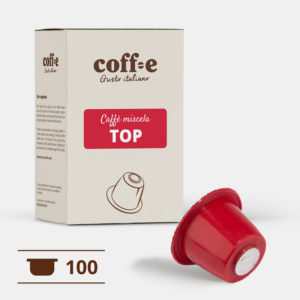 100 capsule caffè arabica compatibili Nespresso® - caffè torrefatto artigianalmente nel nostro stabilimento di Vicenza - COFF-E